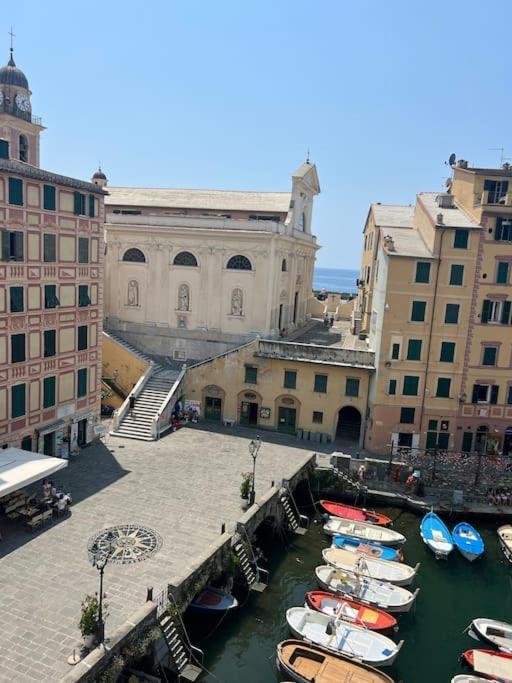 Appartamento Attico Sul Porticciolo Antico Di Camogli Esterno foto